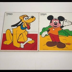 Vintage Playskool Walt Disney Puzzles
